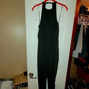Guess black pant jumpsuit,size M